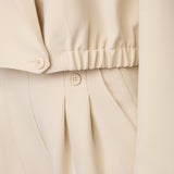 AcileCC Crop Blazer - Bone