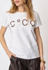 SignatureCC New Tee - White/DarkBrown