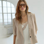 NadineCC SS Blazer - Bisquit - Co'couture