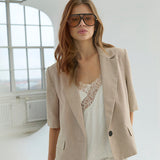 NadineCC SS Blazer - Bisquit - Co'couture