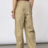CottonCC Crisp Barrel Pant - Mushroom