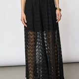 HarrietCC Lace Skirt Pant - Black