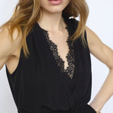 SunnyCC Lace Top - Black