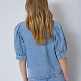 AsjaCC Denim Blouse - Denim blue