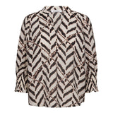 MemphisCC SS V-Blouse - Off white