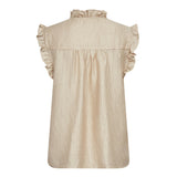 TassyCC Frill Top - Bisquit