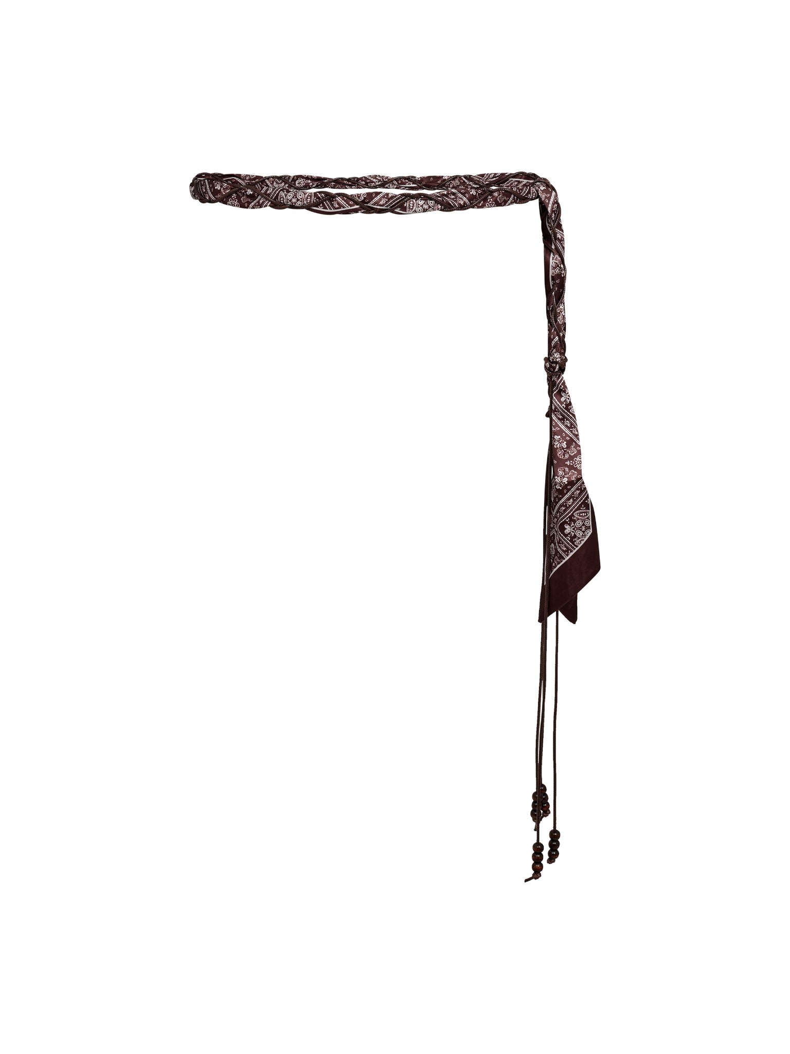 MorisonCC Scarf Mix Belt - Dark Brown - Co'couture