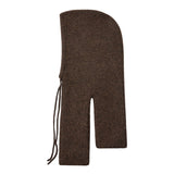 GinaCC Balaclava Knit - Dark Brown