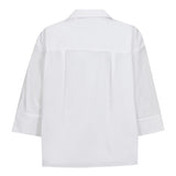 PoppyCC V-Blouse - White