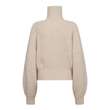 RowCC Zip Knit Cardigan - Creme