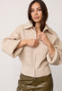 RowCC Zip Knit Cardigan - Creme
