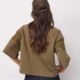 ElyCC 87 Lace Tee Sweat - Army