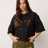 ElyCC 87 Lace Tee Sweat - Black