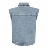 DeniceCC Denim Vest - Bleach Denim