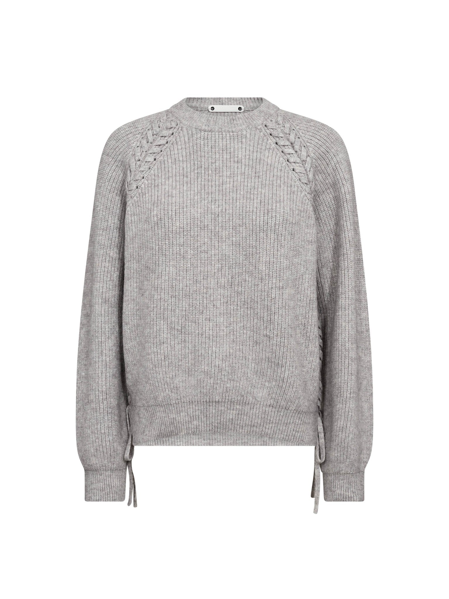 RowCC Braid String Knit - Grey Melange - Co'couture