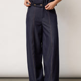 TerryCC  Barrel Pant - Navy Denim