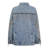 DeniceCC Denim Fringe Jacket - Bleach Denim