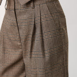 VeyaCC Check Bermuda - Brown