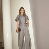 JoveCC Barrel Pant - Light Grey