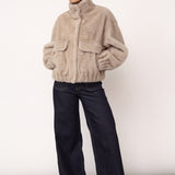 CasioCC Teddy Jacket - Light Grey