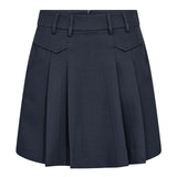 34223 LunaCC Pocket Pleat Mini Skirt - Navy