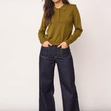CoryCC Padded Polo Knit - Fern Green