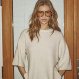 JaideCC SS Knit - Off-White