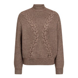 RowCC Rib Cable Knit - Walnut