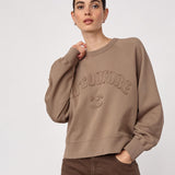 ErisCC Co’couture Patch Sweat - Walnut