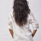 VivianCC S/S Blouse - Creme