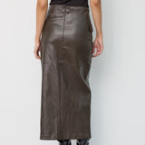 GittCC Asym Floor Skirt - Dark Brown