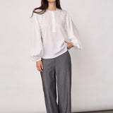 SenneCC Lace Blouse - White