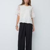 GiovannaCC SS Blouse - Off-White