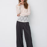 BirtaCC O-neck Blouse - Off-White