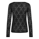 BirtaCC O-neck Blouse - Black