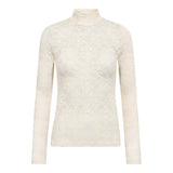 BirtaCC Turtleneck Blouse - Off-White