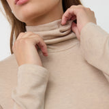 RigoCC Rollneck Blouse - Walnut