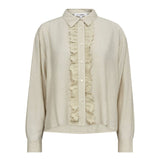 AlbieCC Frill Shirt - Creme - Co'couture