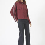 AminaCC Box Jacket - Burgundy - Co'couture