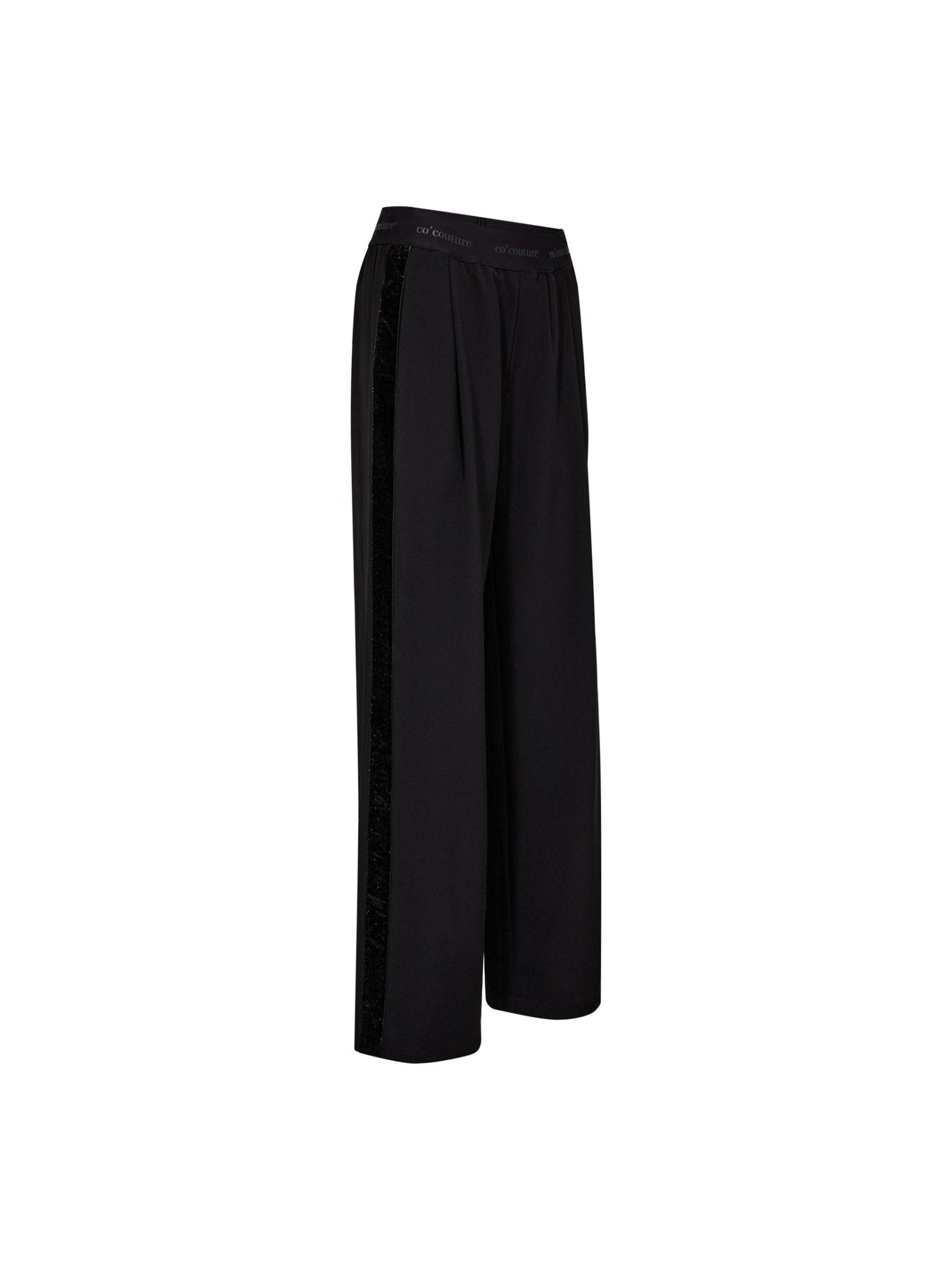 AminaCC Logo Shimmer LL Pant - Black - Co'couture