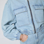 AronaCC Bomber - Pale Blue - Co'couture