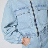AronaCC Bomber - Pale Blue - Co'couture