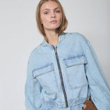 AronaCC Bomber - Pale Blue - Co'couture