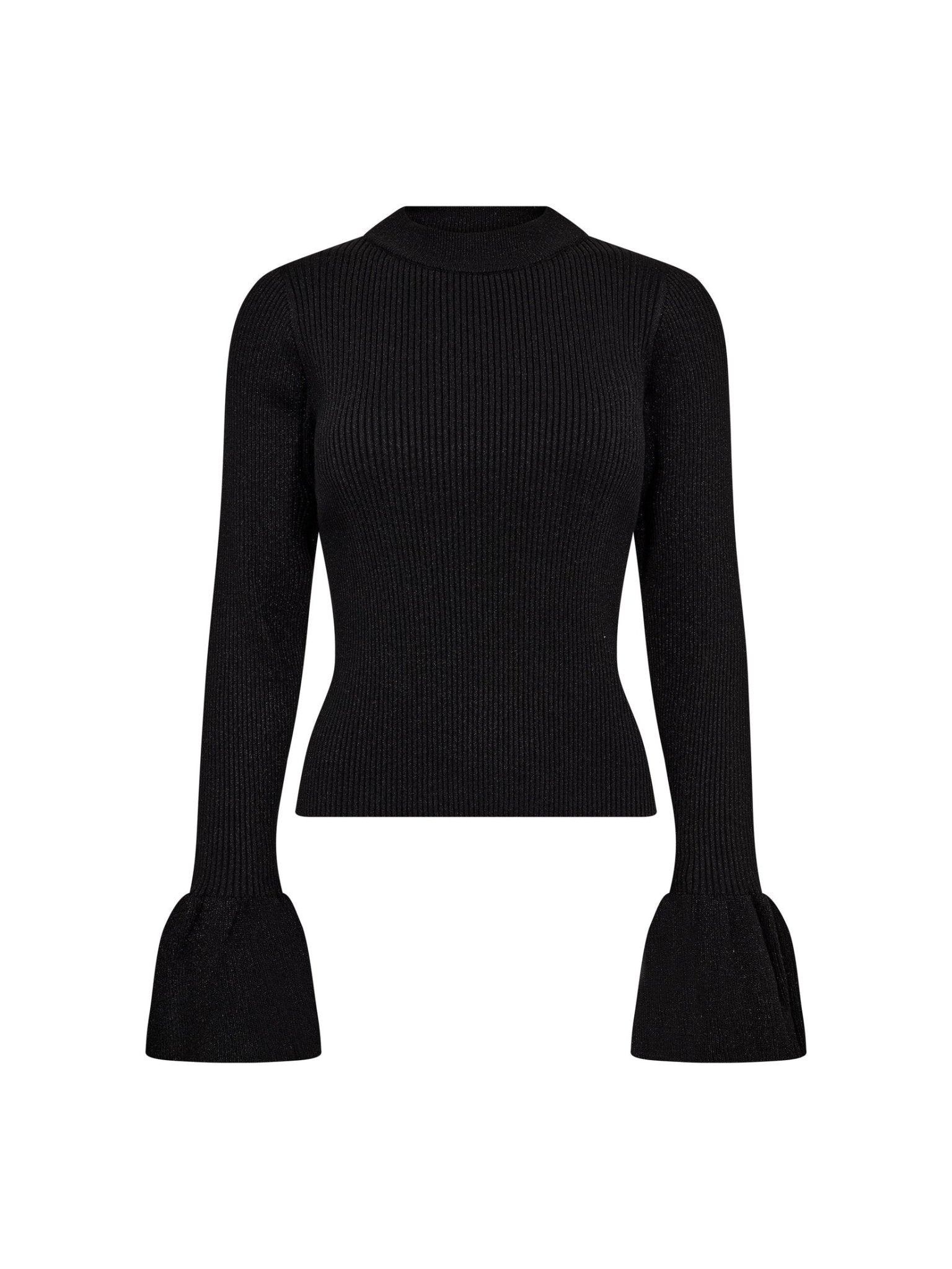 BalinCC Lurex Turtleneck Knit - Black - Co'couture