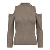 BalinCC Off - Shoulder Knit - Light Walnut - Co'couture