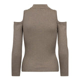 BalinCC Off - Shoulder Knit - Light Walnut - Co'couture