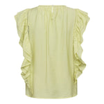 CallumCC Frill Pintuck Top - Citrus - Co'couture