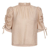 CharlieCC SS Puff Blouse - Powder - Co'couture