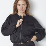 CloverCC Dot Balloon Jacket - Black - Co'couture