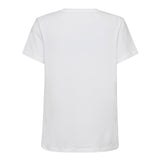 Co'coutureCC Foil Tee - White - Plum - Co'couture